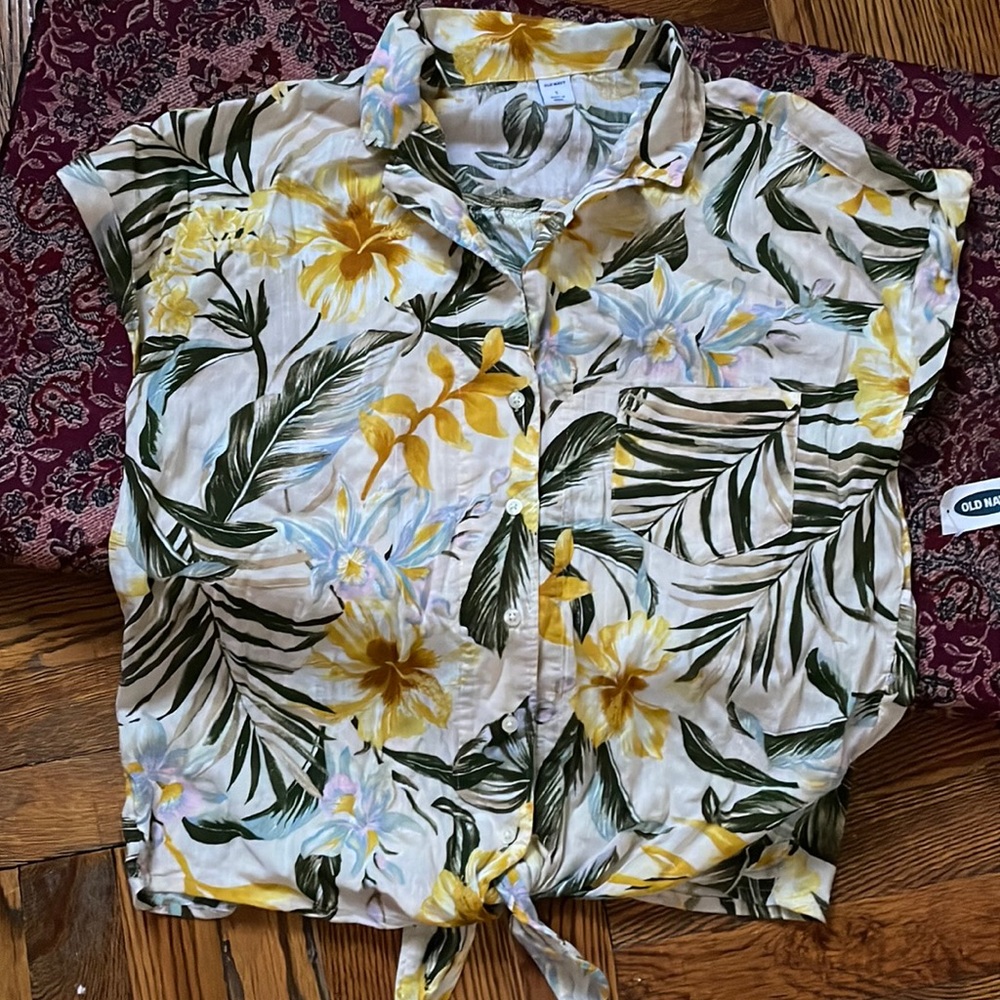 Tropical blouse new